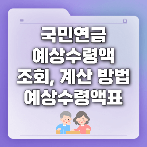 국민연금 예상수령액