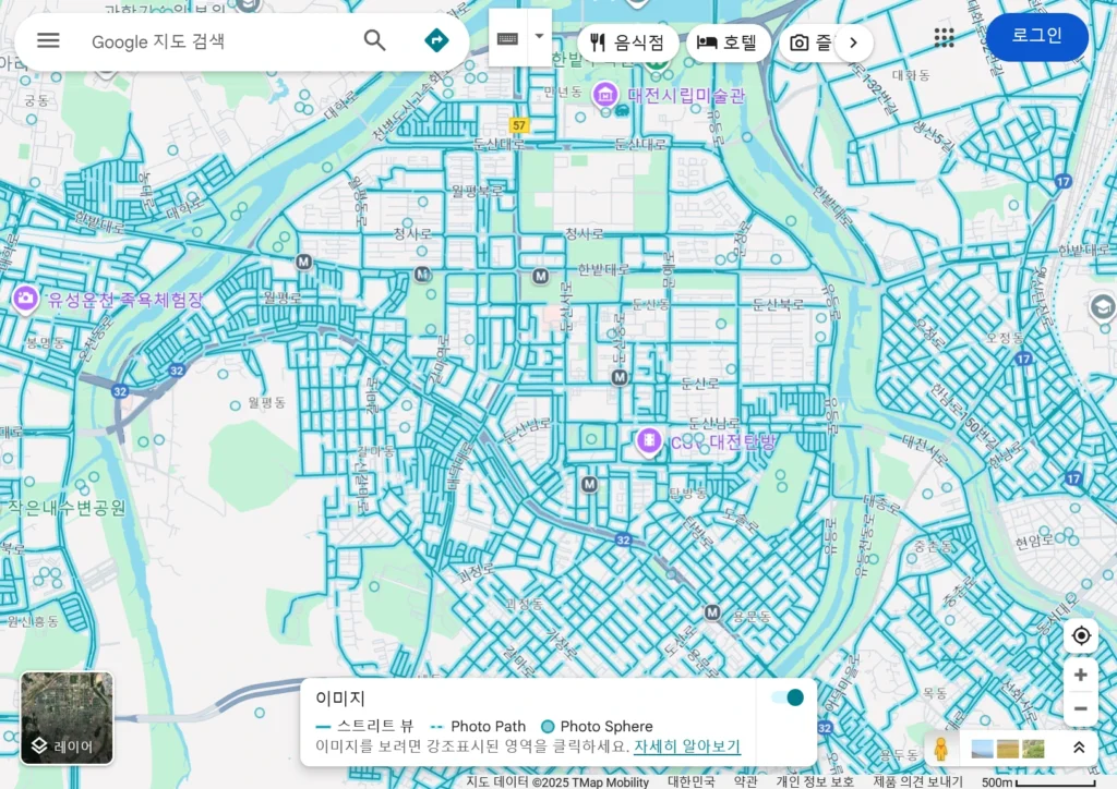 구글지도 로드뷰 맵 보는 방법1